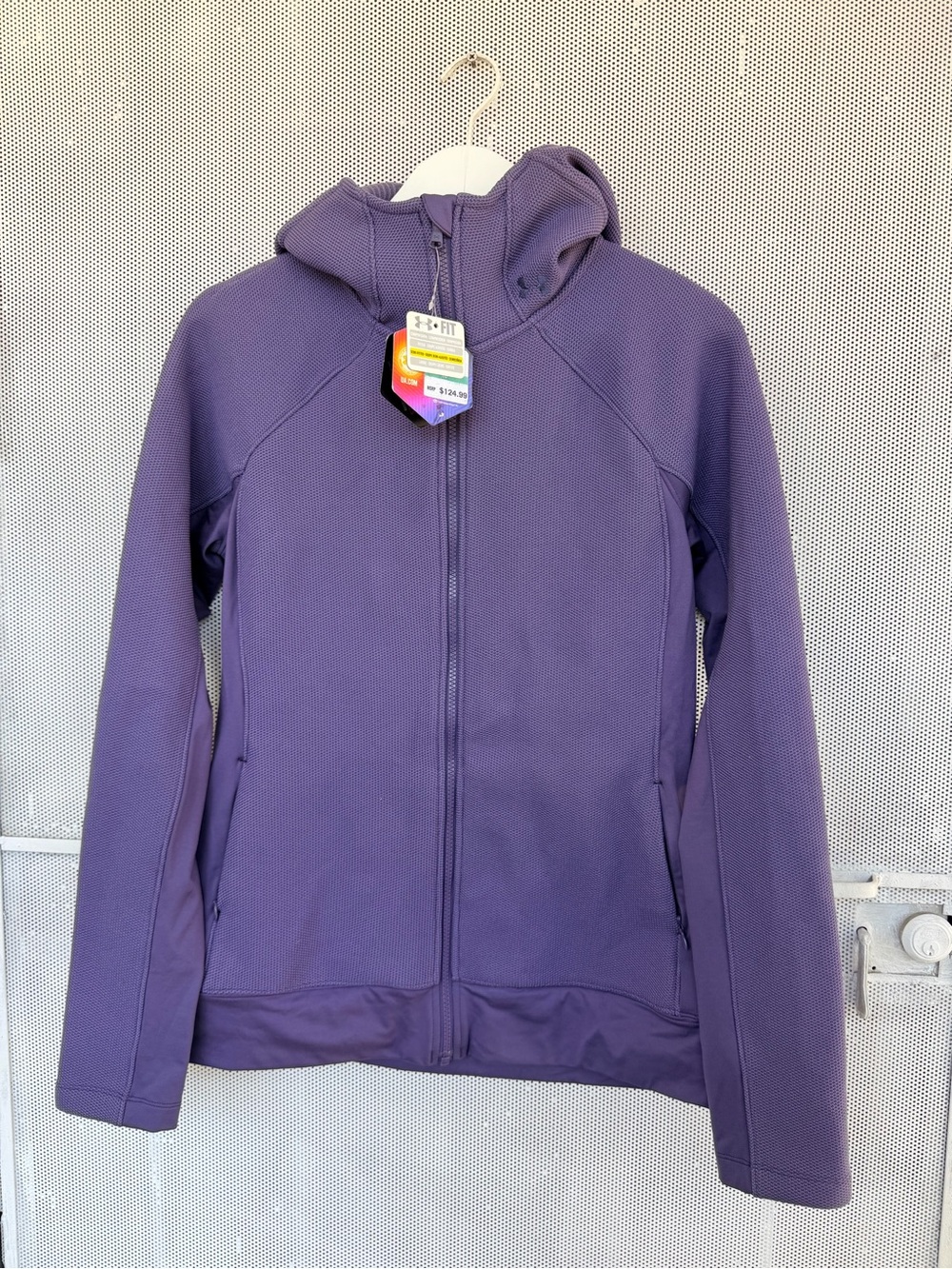 Under Armour Girls' Hooded Zip Jacket - Deep Purple